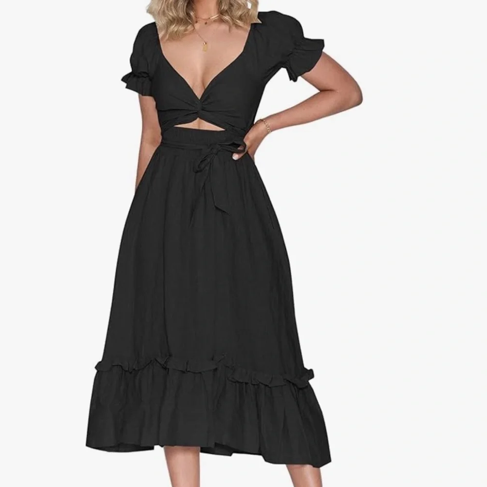 Multi-way wear Black Women's Dress - Picture 1 of 4